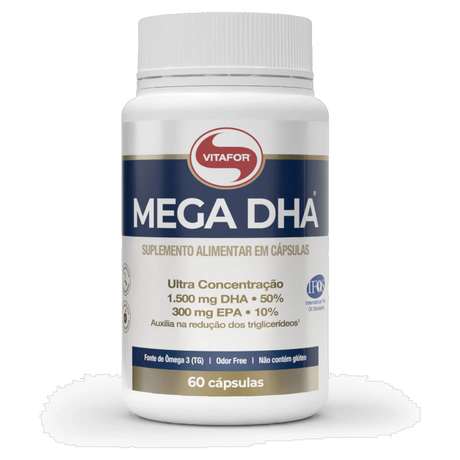 Mega DHA: Ômega 3 — 60 cápsulas