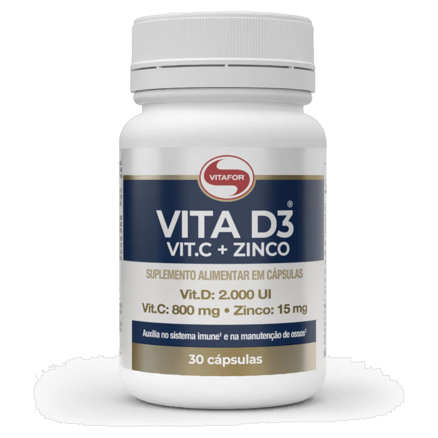 Vita D3 Vit. C + Zinco — 30 cápsulas