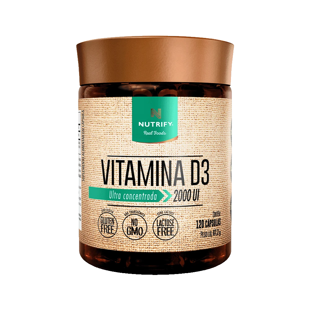 Vitamina D3 Nutrify 120 Cápsulas