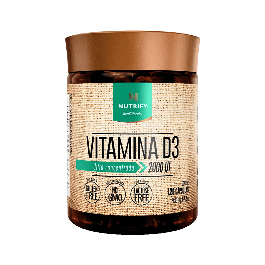 Vitamina D3 Nutrify 120 Cápsulas