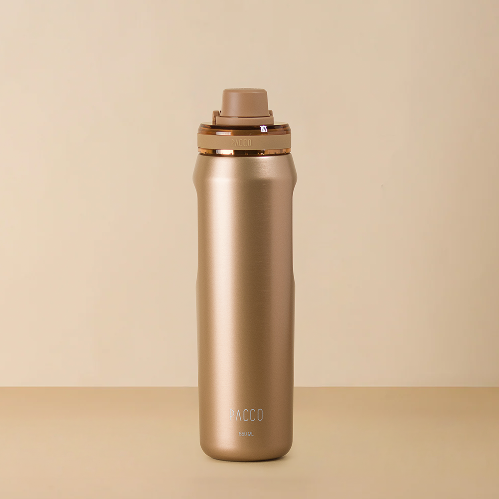 Garrafa Térmica Pacco Vyta 650 ml cor Bronze