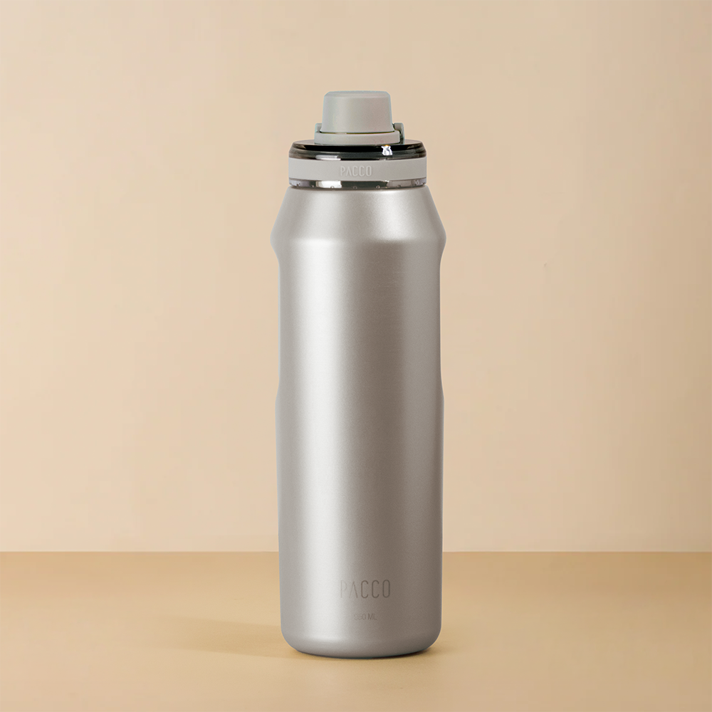 Garrafa Térmica Pacco Vyta 950 ml cor Ouro Branco