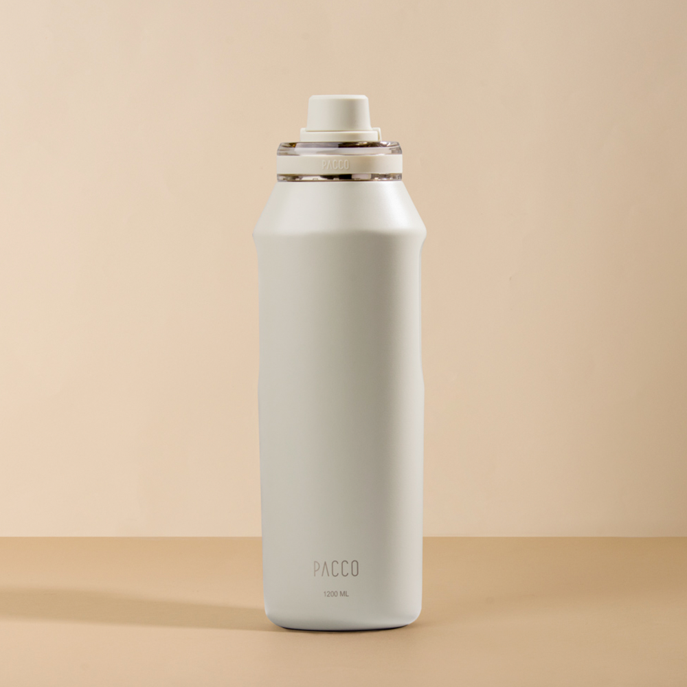 Garrafa Térmica Pacco Vyta 1,2 L cor Creme