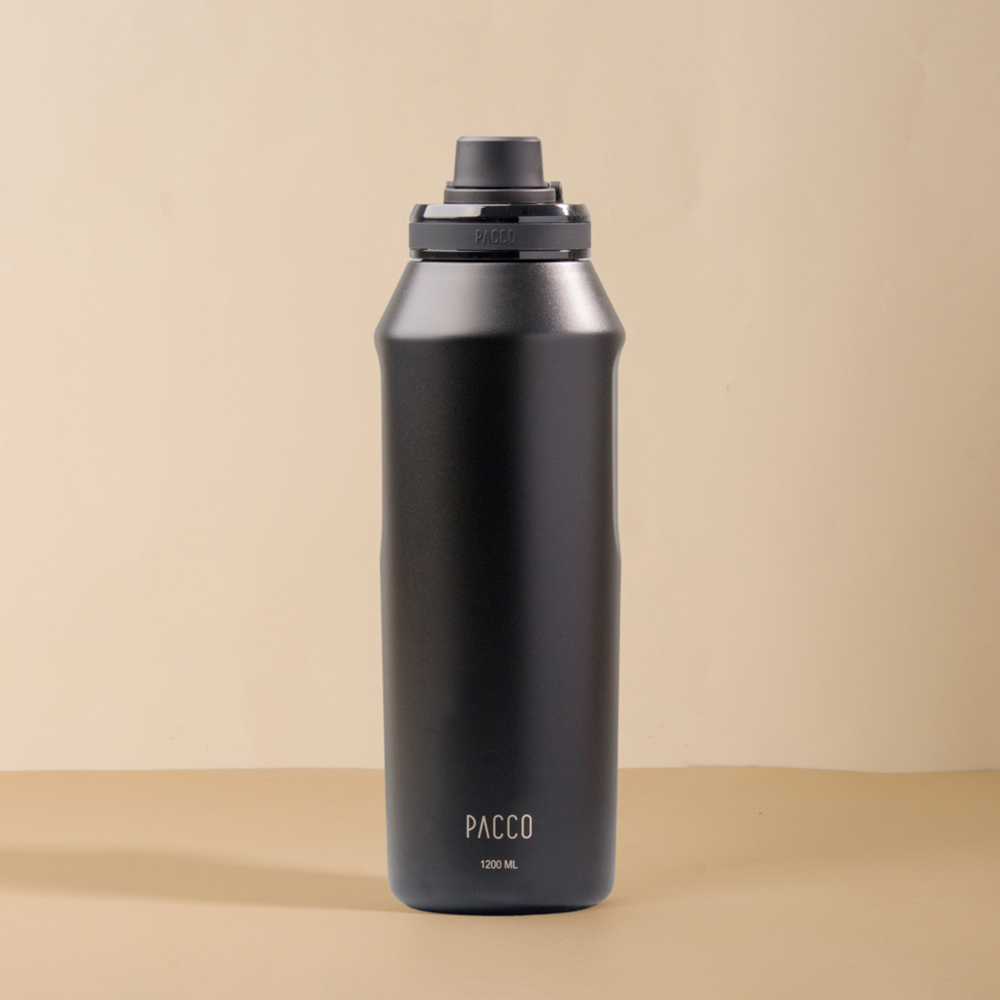Garrafa Térmica Pacco Vyta 1,2 L cor Preto