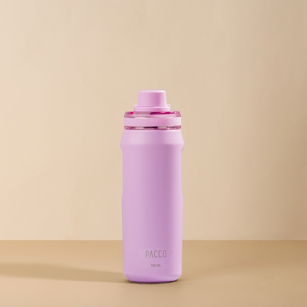 Garrafa Térmica Pacco Vyta 500 ml cor Lilás