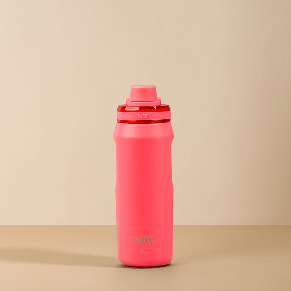 Garrafa Térmica Pacco Vyta 500 ml cor Lovely Coral