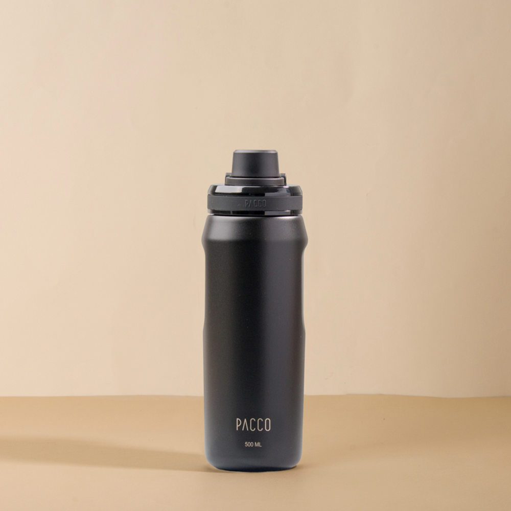 Garrafa Térmica Pacco Vyta 500 ml cor Preto