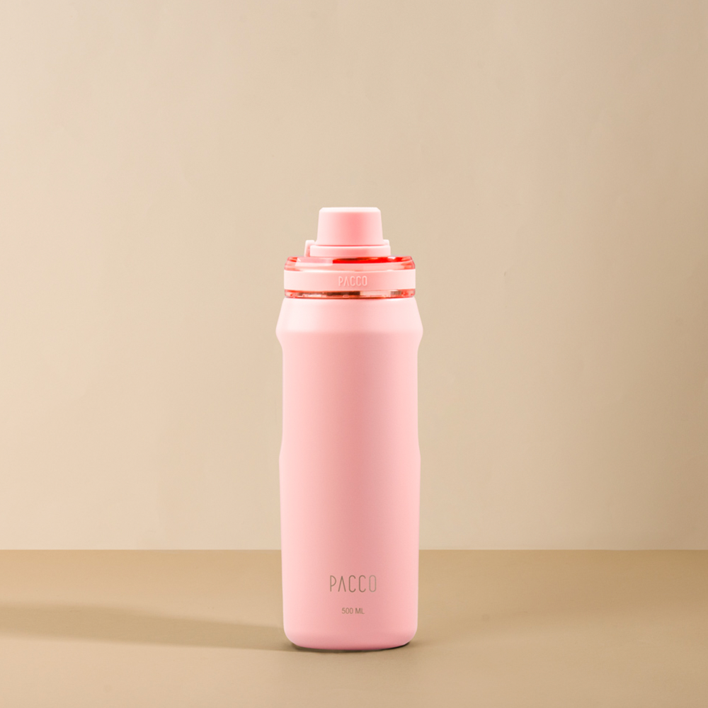 Garrafa Térmica Pacco Vyta 500 ml cor Rose