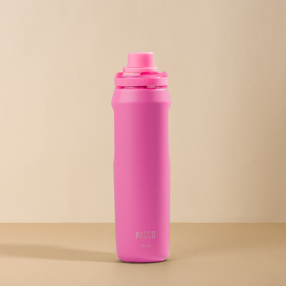 Garrafa Térmica Pacco Vyta 650 ml cor Chiclete