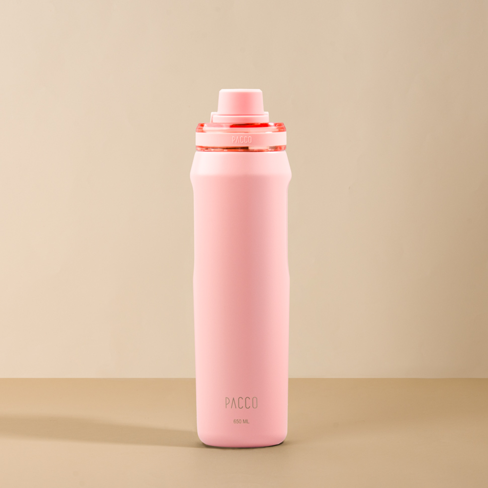 Garrafa Térmica Pacco Vyta 650 ml cor Rose