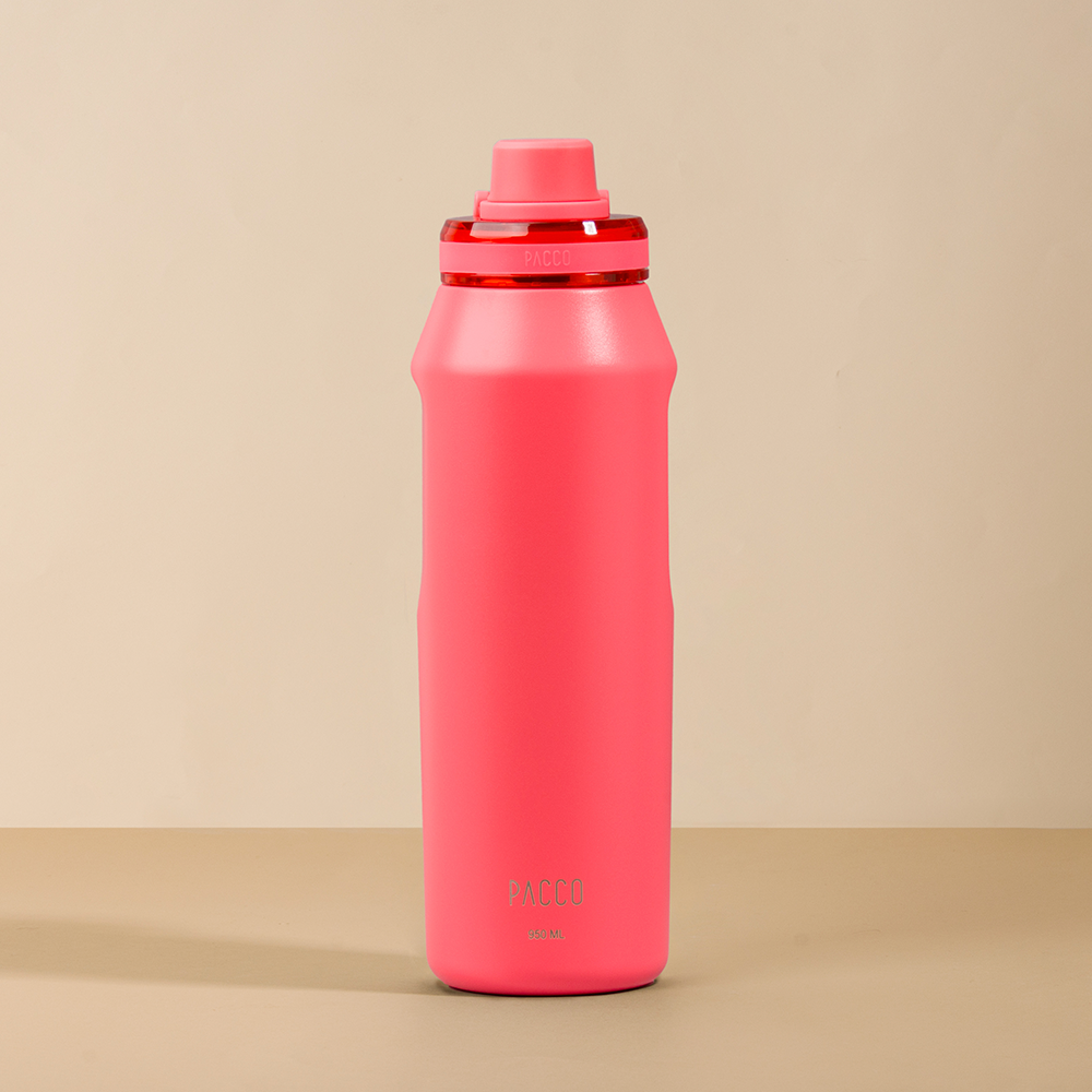 Garrafa Térmica Pacco Vyta 950 ml cor Lovely Coral